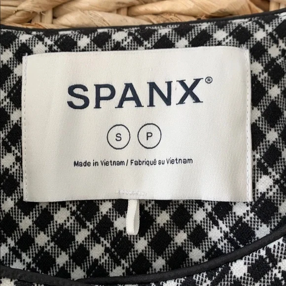 SPANX Ponte Plaid Jacquard Lady Jacket - Picture 13 of 16